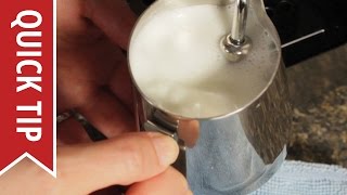 How to AutoFroth Milk for Lattes [upl. by Ojibbob]