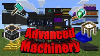 Advanced Machinery v4 Bedrock Edition Addon MCPE Minecraft [upl. by Naeerb255]