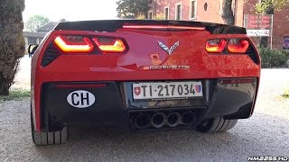 Corvette C7 Stingray Start Up amp Revs  Lovely Exhaust Sound [upl. by Kenn]