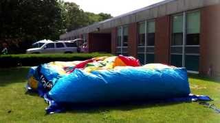 Inflatable crayon jump house [upl. by Sutphin159]