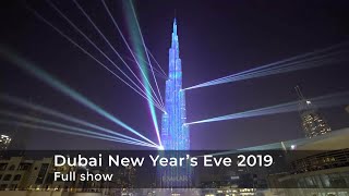 Dubai New Years Eve 2019  Full version [upl. by Arielle]