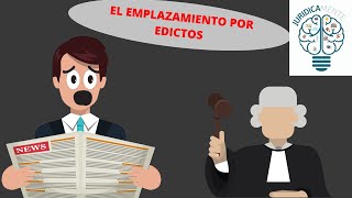 EL EMPLAZAMIENTO POR EDICTOS [upl. by Oreste]