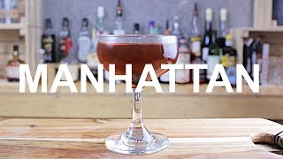 Classic Manhattan Cocktail Recipe [upl. by Becket]