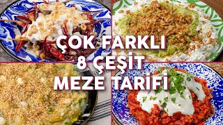 Evde Rahatlıkla Hazırlayabileceğiniz 8 Çok Farklı Meze Tarifi  Meze Tarifleri  Yemekcom [upl. by Soane]