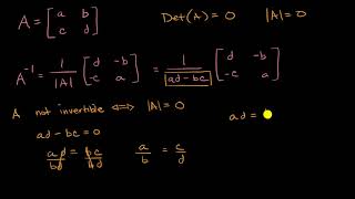 Invertible and noninvertibles matrices [upl. by Lenad]