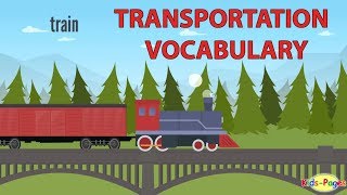 Transportation Vocabulary and Vehicle Names [upl. by Sparrow]