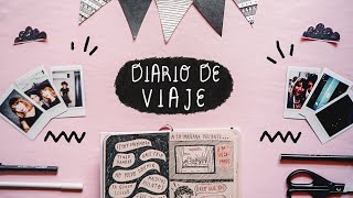 Cómo hacer un DIARIO DE VIAJE ✨ [upl. by Baxie]