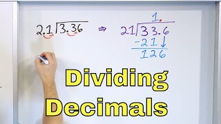 Learn to Divide Decimals Long Division with Decimals  19 [upl. by Lipman893]