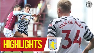 Highlights  Aston Villa v Manchester United  PreSeason 202021 [upl. by Vere385]