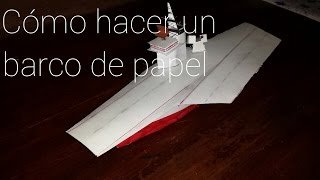 COMO HACER UN BARCO DE PAPEL FACIL [upl. by Lyreb492]