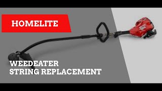 Homelite weed eater string replacement [upl. by Eirual]