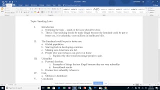 How to Outline an Argumentative Essay [upl. by Kacy451]