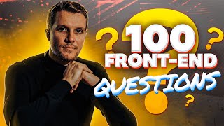 Lets do 100 Front End Interview Questions Part 1 HTML [upl. by Holland197]