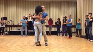 Felicien and Isabelle Kizomba Demo Toronto [upl. by Shanly555]