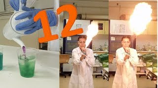 12 Captivating Chemistry Experiments performed by Senior Highschool Students [upl. by Assiluy700]