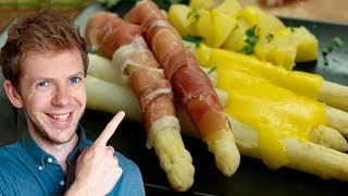 Spargel mit Schinken  Omas Rezept [upl. by Eileme974]