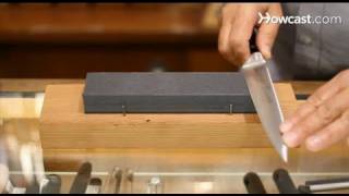 How to Use a Sharpening Stone  Knives [upl. by Nyladnohr648]