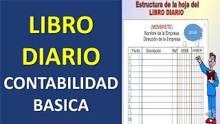 Contabilidad Basica El libro diario [upl. by Mallis]