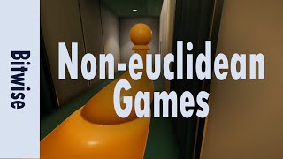 How do noneuclidean games work  Bitwise [upl. by Lacombe42]