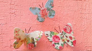 4 IDEAS PARA HACER MARIPOSAS COMPILACION [upl. by True]