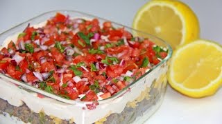 Multi Layer Taco Dip  Tasty Tuesdays  CaribbeanPotcom [upl. by Fates]