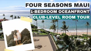 1bedroom oceanfront club suite Four Seasons Maui Room Tour ClubLevel Rooms at Four Seasons Maui [upl. by Fosdick496]