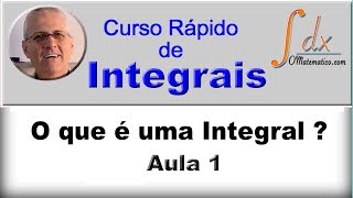 GRINGS  INTEGRAIS  O que é uma integral    Aula 1 [upl. by Carlstrom423]