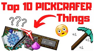 TOP 10 Things every Pickcrafter player should have done at least once  pickcrafter [upl. by Aiet318]