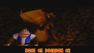 Donkey Kong 64 Boss Battle Dogadon 2 [upl. by Attenyl]