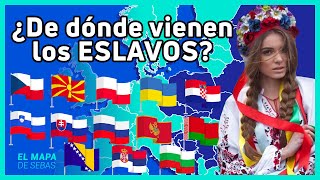 🇷🇺¿Quiénes son los ESLAVOS ⚔️  El Mapa de Sebas [upl. by Alehtse]