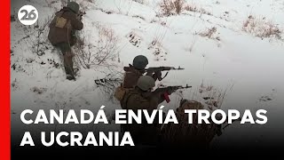 Canadá envía tropas a Ucrania para la guerra contra Rusia [upl. by Aicram]