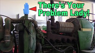 John Deere 2940 Tractor  Head Gasket Replacement  Part 1 [upl. by Eilak]