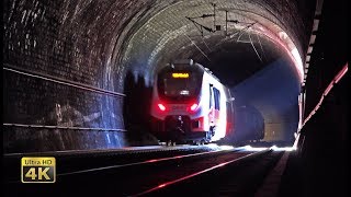 SEMMERINGBAHN Tunnels galleries bridges  Scenery mountain railway 4K [upl. by Yesteb]