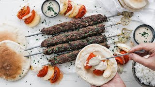 Middle Eastern Kofta Kebab Recipe [upl. by Doralin]