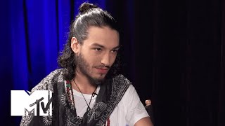 Ezra Miller Reveals Secrets Of ‘The Flash’  MTV News [upl. by Eikin]