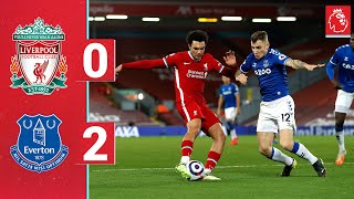 Highlights Liverpool 02 Everton  Reds beaten at Anfield [upl. by Ecitnerp185]