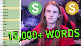 List of YouTube Demonetized Words REVEALED [upl. by Anchie460]