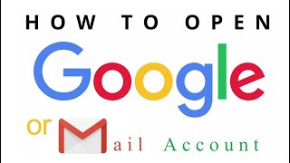 How To Open a GoogleGmail Account [upl. by Irpak]