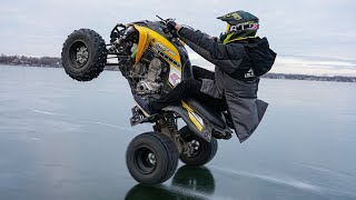 Quad Wheelies on Thin Ice [upl. by Susy862]