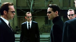 Neo vs Smith Clones Part 1  The Matrix Reloaded Open Matte [upl. by Aidyn]