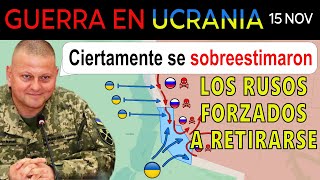 15 Nov ¡Las fuerzas ucranianas retroceden y retoman Terny  Guerra en Ucrania [upl. by Nomolos]