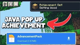 Minecraft PE Advancement Pack Addon  Version 119 [upl. by Aivull722]