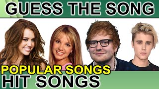 Music Quiz Guess The Popular Song Hit Songs  Fun Quiz Questions [upl. by Zurciram177]