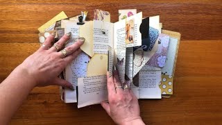 Altered Book of Pockets Tutorial  Junk Journal [upl. by Ettenot747]