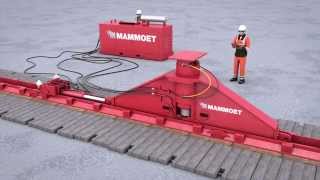 Mammoet Heavy Skidding System [upl. by Ymij]