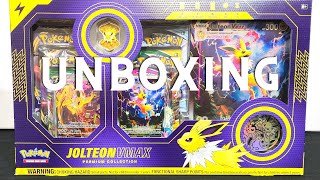 Pokémon Jolteon VMAX Premium Collection Opening  Pokémon TCG [upl. by Erleena]