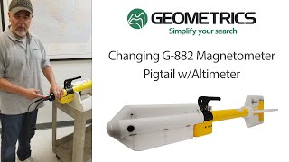 Changing G882 Magnetometer Pigtail wAltimeter Module [upl. by Shelagh]