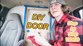 DIY Access Door for Box Truck  Boxtruck Conversion [upl. by Adnahsor]