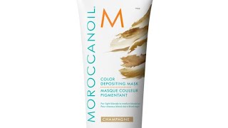 Moroccanoil Color Depositing Mask Review [upl. by Ahsirpac]