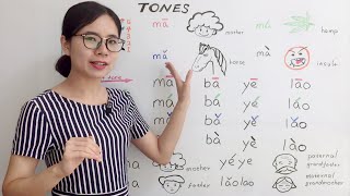 The Tones in Mandarin Chinese  Beginner Lesson 2  HSK 1 [upl. by Atsiuqal]